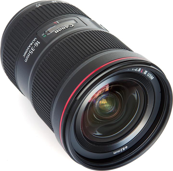 Actual product image Canon EF 16-35mm f/2.8L III USM (Canon EF, APS-C / DX, full size)