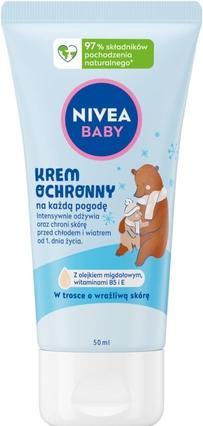 Immagine prodotto NIVEA Baby Crema protettiva per tutte le stagioni 50ml (Crema solare, 50 ml)