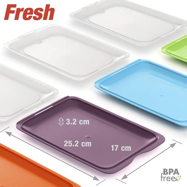 Produktbild Tatay 4-teiliges Aufschnitt-Boxen Set, stapelbar