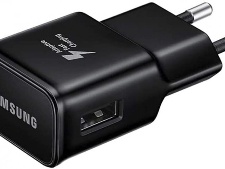 Actual product image Samsung EP-TA200EBE Fast Charger Set With EP-DR140ABE Cable (15 W)