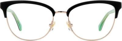 Actual product image Kate Spade Paityn/G Women's Black Oval Glasses 53mm