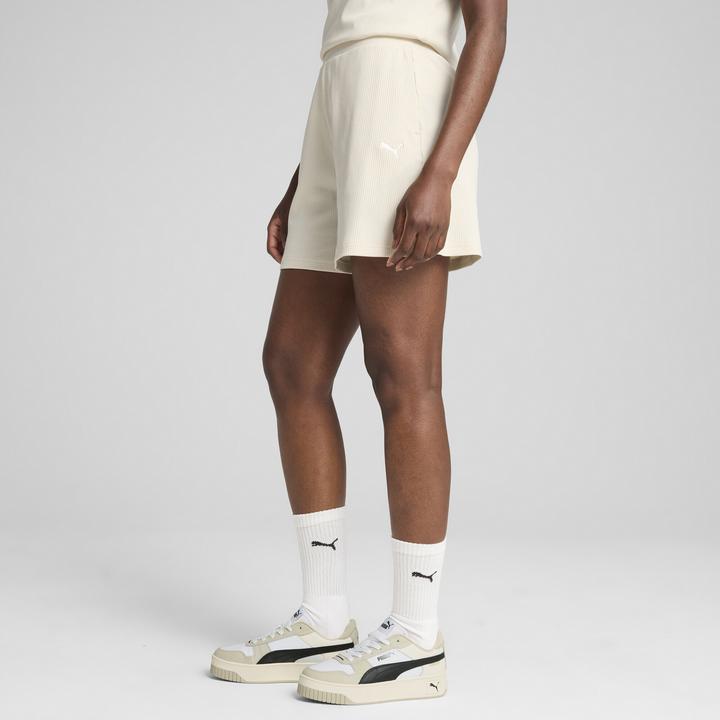 Actual product image Puma ESS ELEVATED High-Rise Rib Shorts 5" (L)