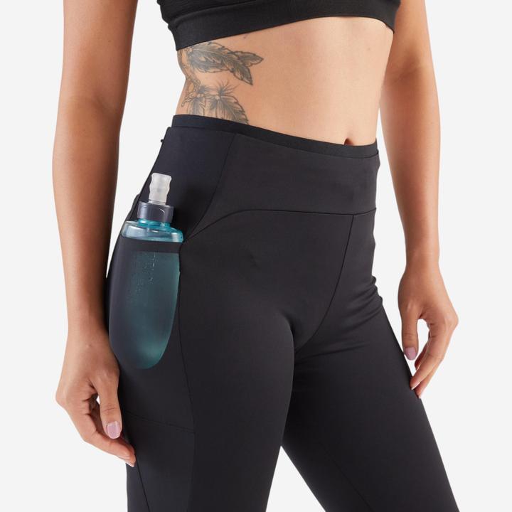 Actual product image Kiprun Lauftights lang Damen - 500 Comfort schwarz (W35)