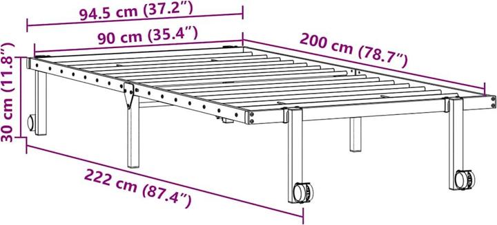 Actual product image VidaXL Marvella (90 x 200 cm)