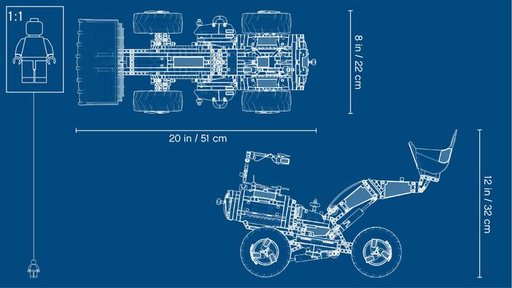 Actual product image LEGO Volvo Concept Wheel Loader ZEUX (42081, LEGO Technic)