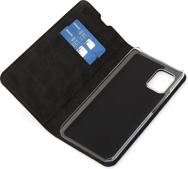 Image du produit Wave BookCase -suojakotelo, Xiaomi Mi 10 Lite, musta (Xiaomi Mi 10 Lite 5G)