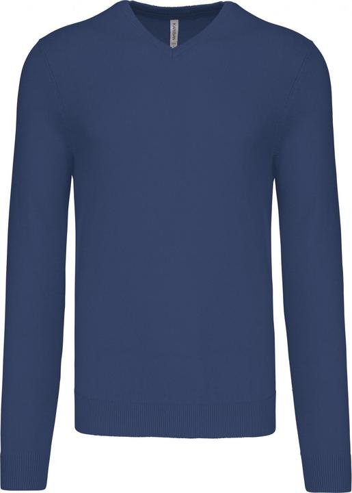 Kariban Pullover mit V-Ausschnitt