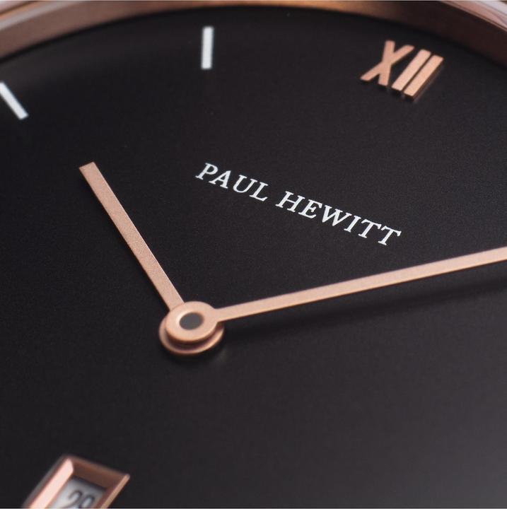 Produktbild Paul Hewitt Praia Black Sea Rose Gold Mesh (Analoguhr, 33 mm)