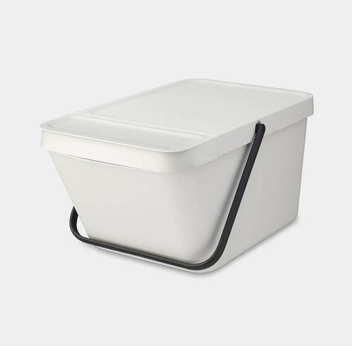 Image du produit Brabantia Bac de recyclage Sort & Go 20 l, gris clair (20 l)