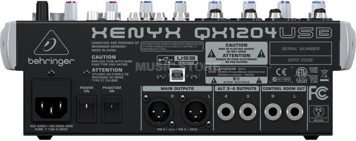Actual product image Behringer Xenyx QX1204USB (Studio- and Livemixer)