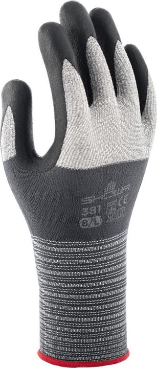 Actual product image Showa Microfibre knitted gloves 381 (XL)