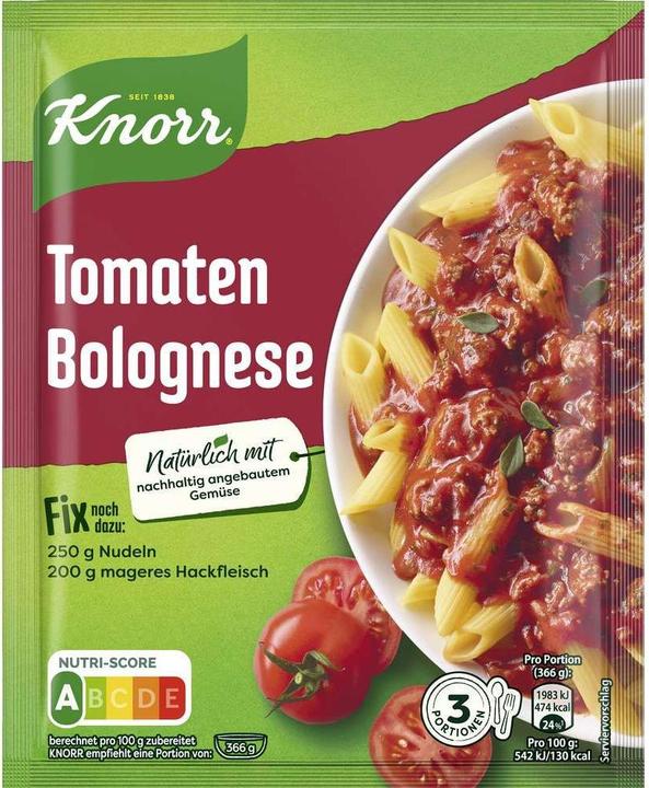 Produktbild Knorr Fix Tomaten Bolognese (46 g)