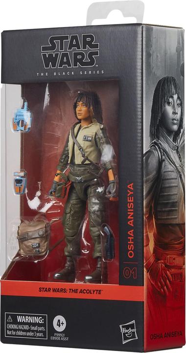 Produktbild Hasbro Star Wars: The Acolyte Black Series Actionfigur Osha Aniseya 15 cm