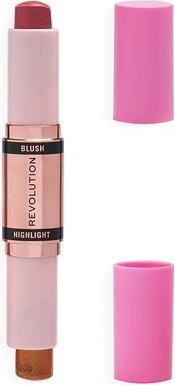 Image du produit Makeup Revolution Blush & Highlight Stick Blushing Pink Blush et Highlighter 4.3g (Rose flushing)
