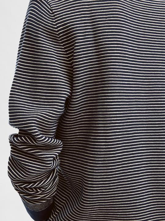 Actual product image Selected Homme Slhjake Ls Knit Struc Stripe Crew Neck (XXL)