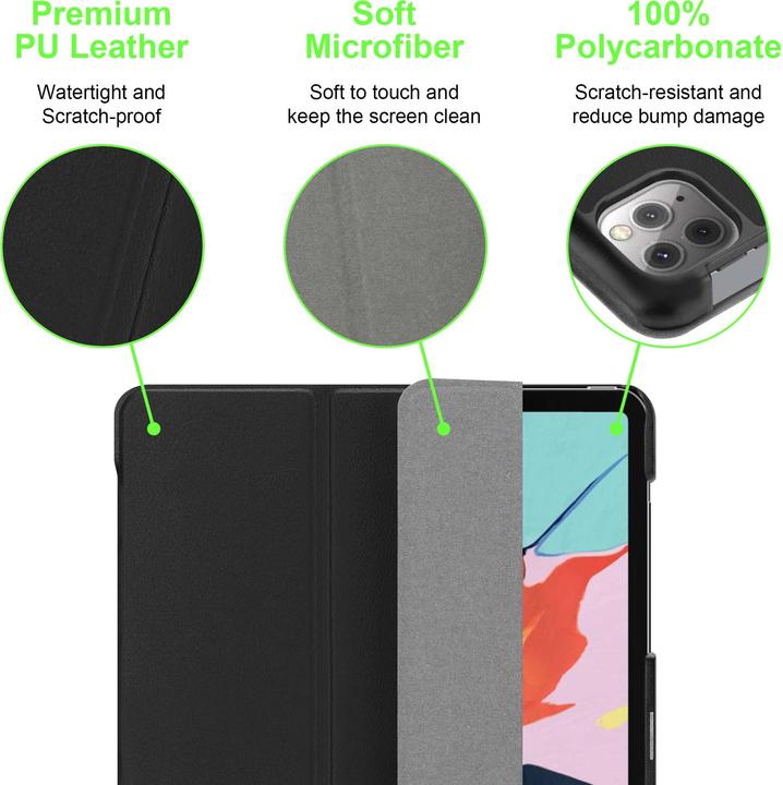 Actual product image Cadorabo Tablet Book (MIT Wake Up) Cover (iPad Pro 11 2020 (2. Gen))