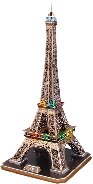 Actual product image Cubicfun PUZZLE 3D Eiffel Tower (The Light) (84 pieces)
