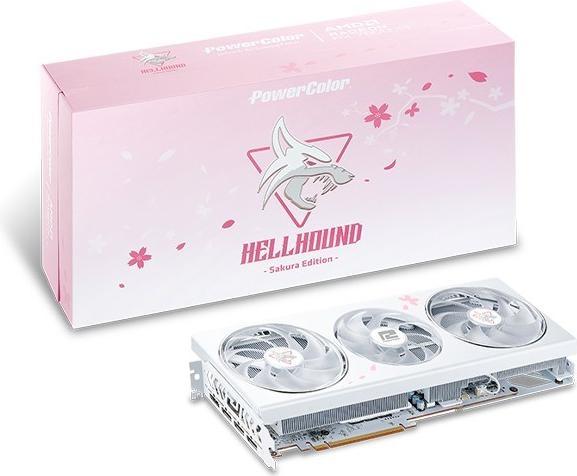 Produktbild Powercolor Hellhound Sakura Radeon RX 7800 XT Limited Edition (16 GB)