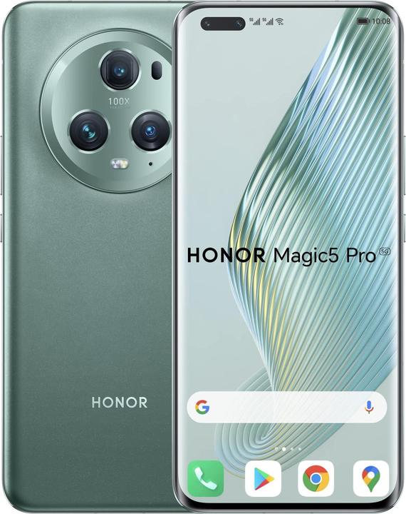 Actual product image Honor Magic5 Pro (512 GB, meadow green, 6.81", SIM + eSIM, 50 Mpx, 5G)