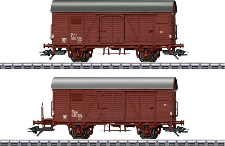 Produktbild Märklin 46067 H0 2er-Set gedeckter Güterwagen Kassel der NSB (Spur H0)