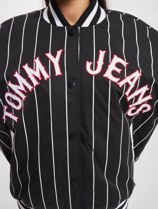 Actual product image Tommy Hilfiger Tommy Jeans Pinstripe Letterman bomber jacket - 88915 (L)