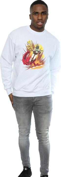 Immagine prodotto Star Wars Boba Fett Rocket Powered Felpa Uomo (3XL)