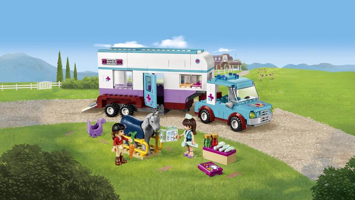 Immagine prodotto LEGO Amici rimorchio per cavalli e veterinario (41125, LEGO Friends)