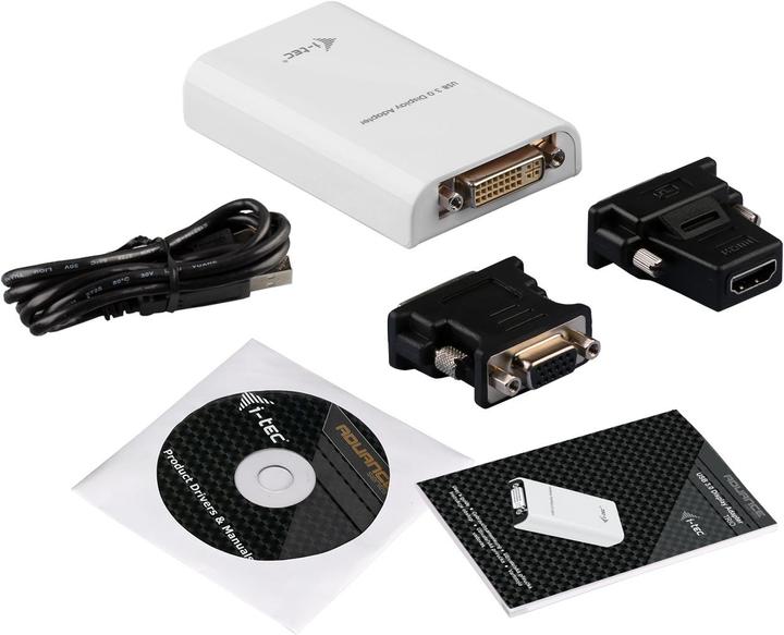 Actual product image i-tec USB 3.0 Advance Display Adapter TR (DVI, 8.43 cm)