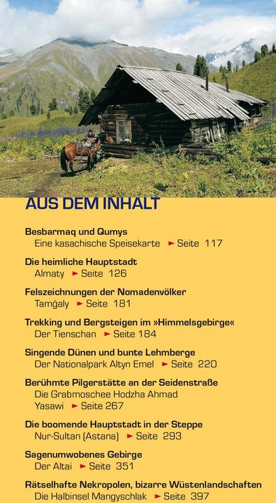 Actual product image Reiseführer Kasachstan (German, Dagmar Schreiber, 2019)