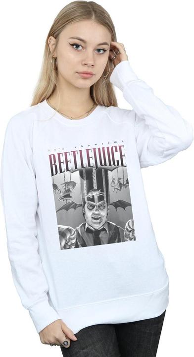 Actual product image Beetlejuice Womens/Ladies Circus Homage Sweatshirt (L)