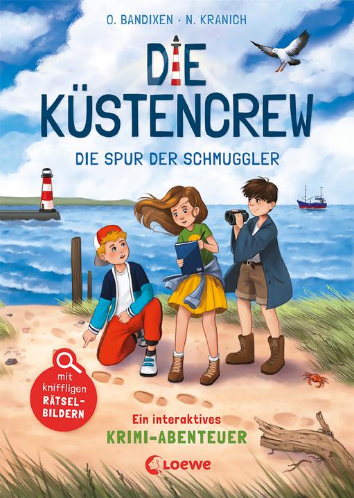 Actual product image Die Küstencrew (Band 2) - Die Spur der Schmuggler (German, Nathalie Kranich, Corner bandixen, Loewe children's books, 2022)