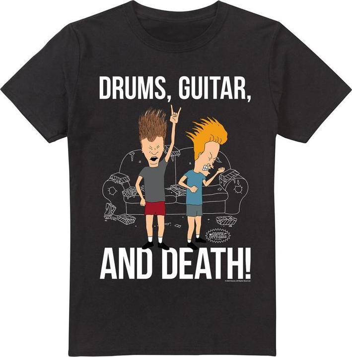 Universal Textiles Drums Guitar & Death TShirt