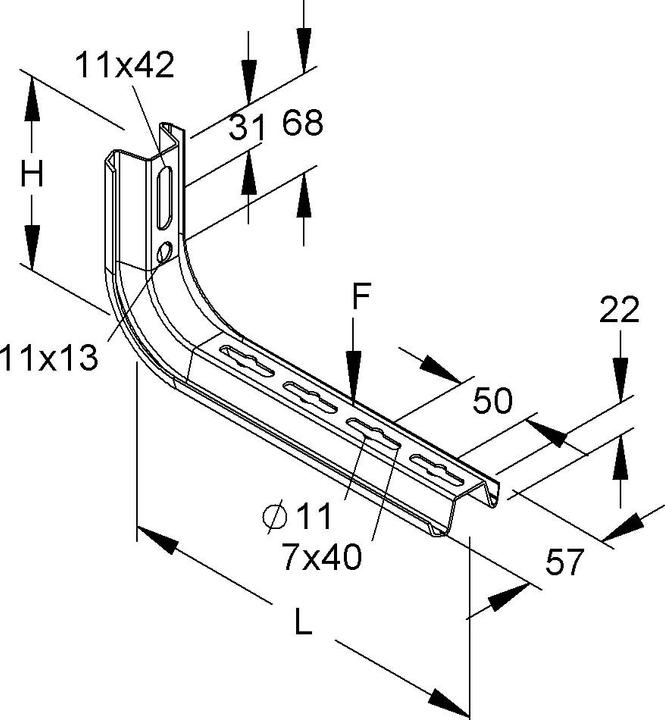 Produktbild Niedax Abhängung TKS 100 (0.16 m)