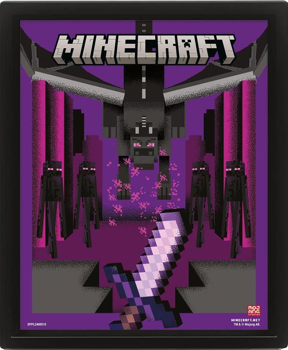 Image du produit Minecraft - Poster lenticulaire 3D