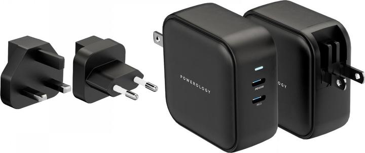 Produktbild Powerology Dual Port PD GaN Wall Charger 65W (65 W)