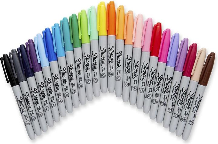 Actual product image Sharpie Marker (Multicoloured, 1 mm, 24 x)