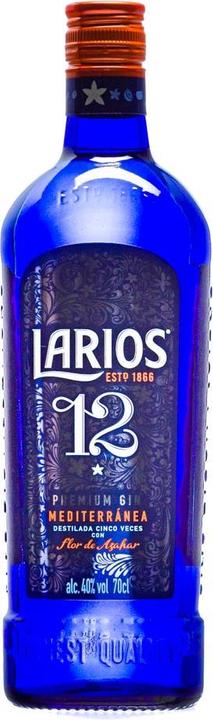 Actual product image Larios 12 Premium Gin Mediterránea 40% Vol. 0,7l