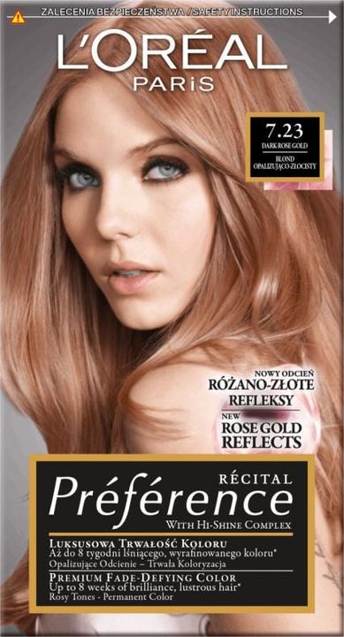 Immagine prodotto L'Oréal Paris Preference (7,23 Oro rosa scuro)