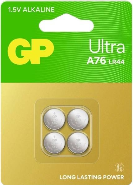 Image du produit GP Batteries 4 piles boutons GP V 13 GA/LR44 1,5 V (4 pcs, LR44, 110 mAh)
