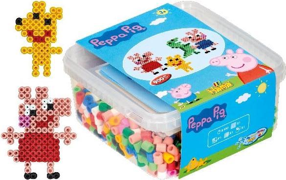 Actual product image Hama Perlen Maxi beads box Peppa Pig 900 pieces