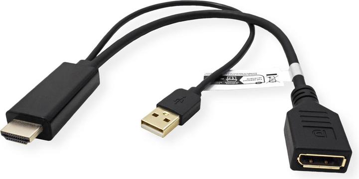 Produktbild Value HDMI-DisplayPort Adapter (HDMI, 30 cm)