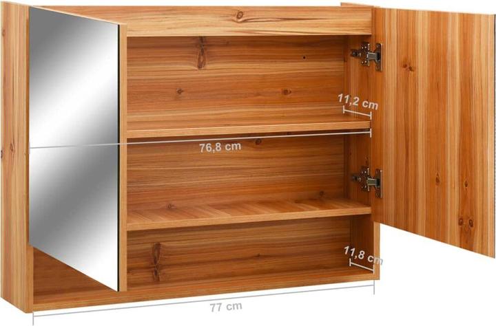 Produktbild VidaXL Spiegelschrank (80 x 15 x 60 cm)