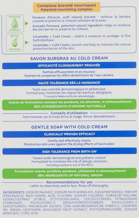 Produktbild Mustela Nachfettende Seife mit Cold Cream