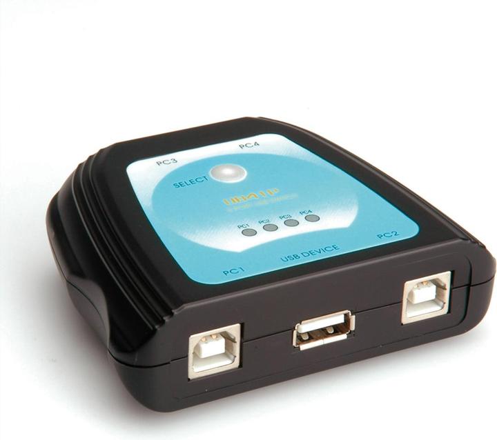 Immagine prodotto Value Interruttore manuale per stampante USB 2.0, 4x