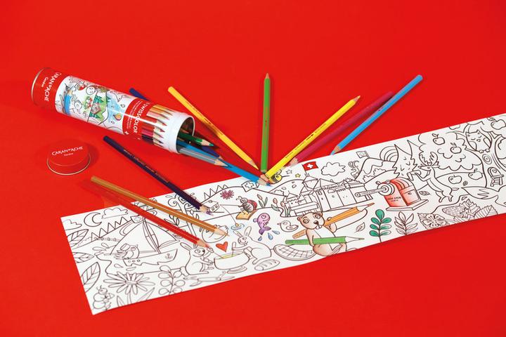 Produktbild Caran d'Ache Swisscolor Metalldose Farbstifte (Mehrfarbig, 18 x)