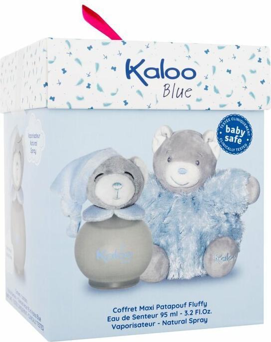 Actual product image Kaloo Blue by Eau de Senteur Spray (Alcohol Free) + Free Fluffy Bear 95 ml (Eau de cologne, 95 ml)