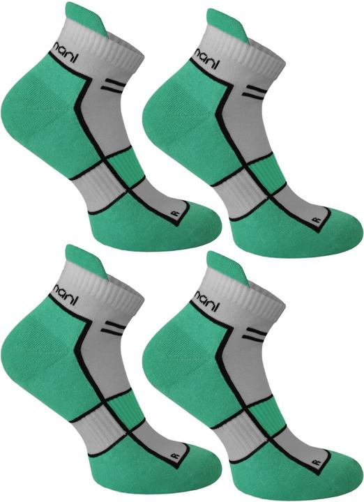 Immagine prodotto Normani 4 paia di scarpe da ginnastica da corsa con cinturino al tallone (confezione da 4, 47 - 50)