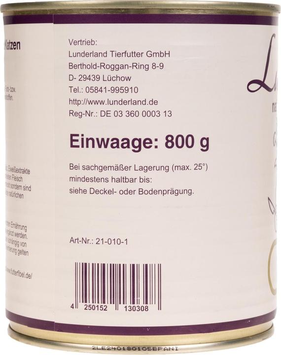 Actual product image Lunderland Can of rumen (Adult, 1 pcs., 900 g)