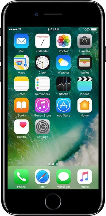 Actual product image Apple iPhone 7 (32 GB, Jet Black, 4.70", Single SIM, 12 Mpx, 4G)