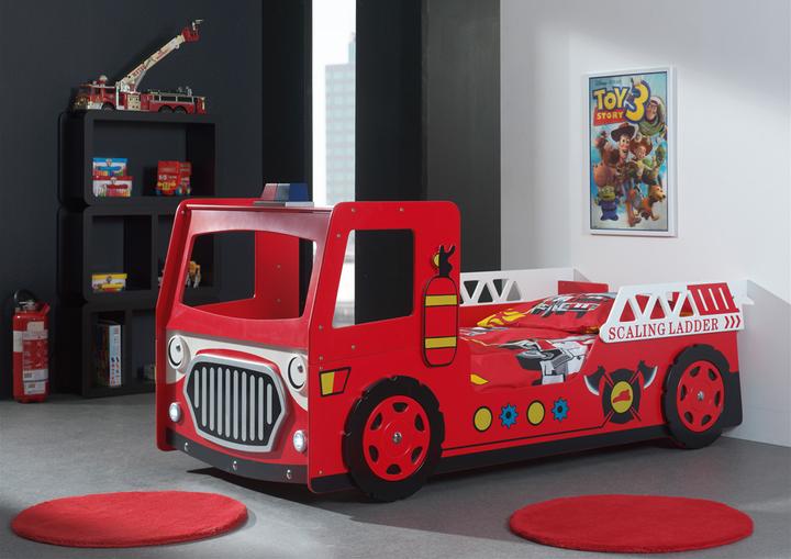 Produktbild Vipack Autobett Feuerwehr (90 x 200 cm)